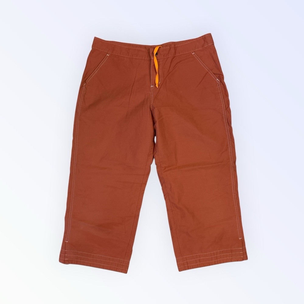 KUHL Drawstring Capris Color orange Size LARGE OUTDOOR CAMPING
